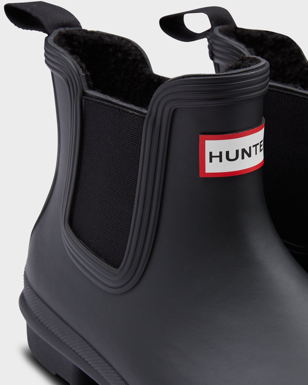 Hunter Mujer Original Insulated - Botas Chelsea Negras - 607-ZEHWUL